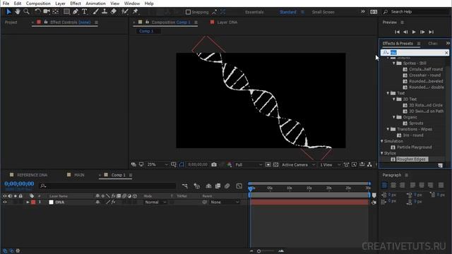 Создаем модель ДНК в After Effects (Create DNA Model in After Effects)