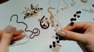 DIY HAIR ACCESSORIES BEADS AND WIR гребень из проволоки и бусин| Jane Heart