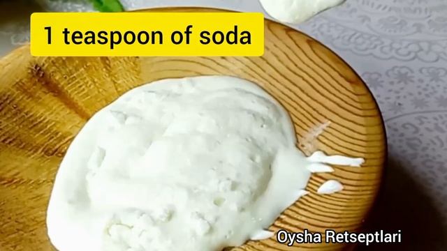 Simple kefir and soda ! A mask against wrinkles and spots that strongly whitens and rejuvenates the
