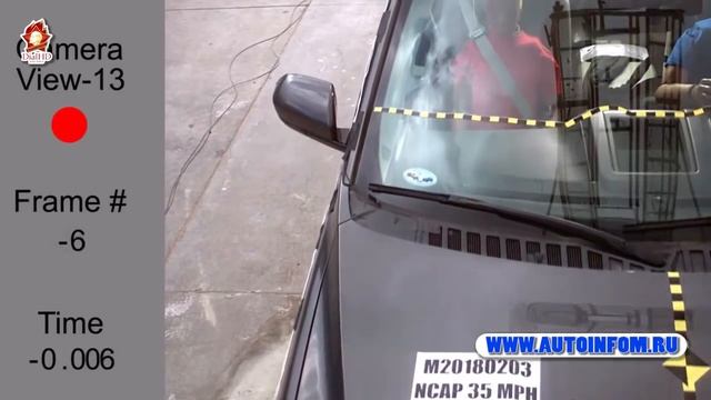 Фронтальный краш тест Ford Expedition & Lincoln Navigator 2018 смотреть онлайн