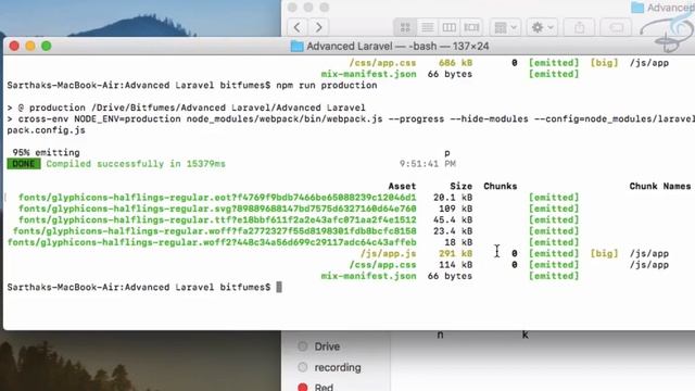 Advanced Laravel | Laravel Mix Watch & Production commands | #8