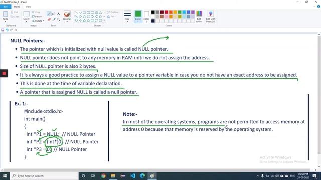 What is Null Pointer in C Language and How to use it - Lecture 24 | Hindi Tutorial by Manoj Kumar