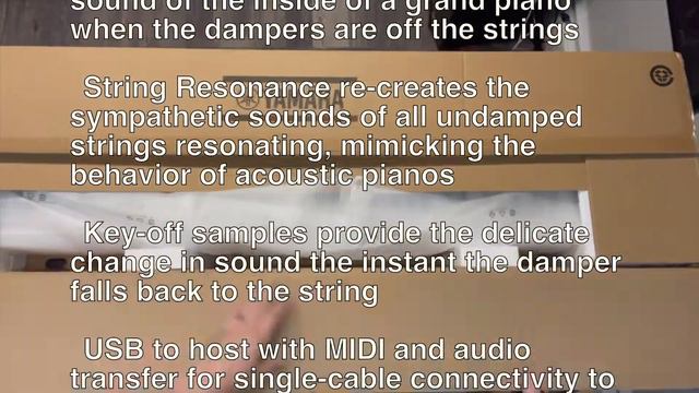 YAMAHA P-125 White Unboxing Digital Piano смотреть онлайн