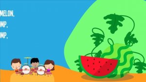 Watermelon Fruit Lyric Video - The Kiboomers Preschool Songs & Nursery Rhymes About Food