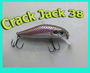 Копия - Pontoon 21 Crack Jack 38 - Копия воблера с Алиэкспрессс