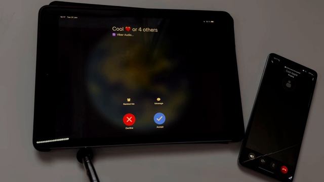 Viber incoming & outgoing calls / iPad Air vs Samsung Galaxy / Call from the Knox secret folder смотреть онлайн