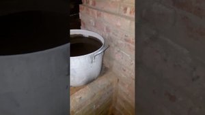 самая простая печь для бани.