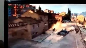 MSI Nvidia GT630 2GB GDDR3 running World Of Tanks EnCore Benchmark @ Medium @ 1280x720