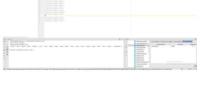 Docker in PyCharm - Can I read files on my host computer? смотреть онлайн