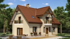 Домик с мансардой