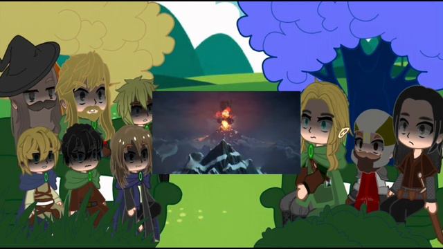 [🇬🇧] Lotr react to Sauron vs Lich King  [🇷🇺]  Реакция Lotr на Битву Саурона и Короля лича