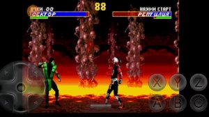 как нужно играть за сектора в мортал комбат 3 ультимауд