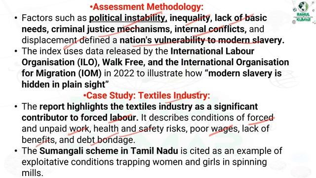 Global Slavery Index 2023 | UPSC