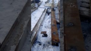 сварка и подгон, двутавровой балки