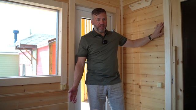 Обзор кедровой бани на выставке Синдика (Москва) от Компании Баника
