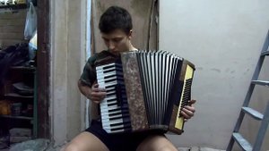 Баста, реквием, бумер и др. на аккордеоне