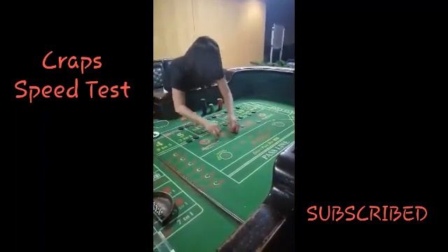 CRAPS/DICE DEALER Speed Test | Mhai vLogag смотреть онлайн