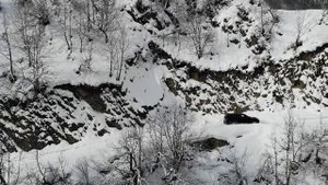 Дорога в Хебатли, зима 2022