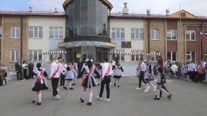 Последний звонок, танец выпускников "Вальс/Флешмоб", 9 - 11 класс, МОУ "Есаульская СОШ", 19.05.2023