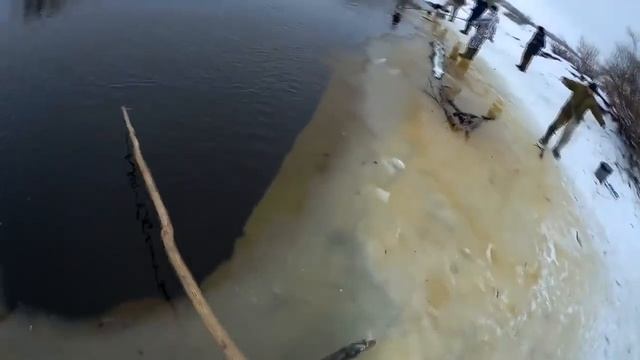 Рыбалка на ПАУК зимой!!