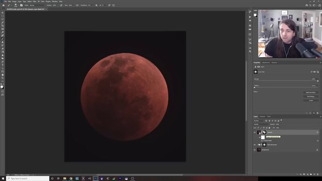 Total Lunar Eclipse & Stars - Full Processing Tutorial смотреть онлайн
