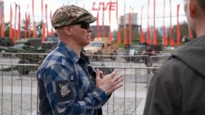 Американская боевая машина M2 Брэдли на выставке трофейной техники из зоны спецоперации