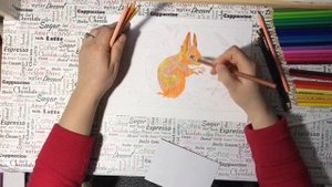 Как рисовать цветными карандашами?