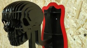 Настенный держатель для мото шлема