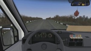 Еду по 129 до АС-2 на агрегатном 969 MB Sprinter 312D из Севастополя. Чистогорская область, Omsi 2