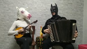Popcorn (Gershon Kingsley) Accordion Cover + Domra. Музыка Попкорн 🍿🍿 на БАЯНЕ с домрой