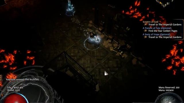 Шейд хардкорит в Path of Exile дальше. Как пройти в библиотеку?