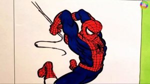 Spiderman Coloring Pages / How to color Spiderman