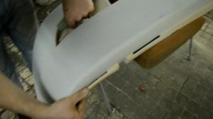 покраска нового бампера в металлик