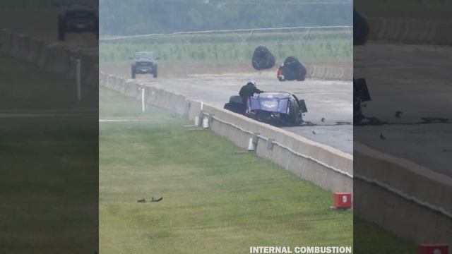 Street Outlaws Eric Bain Boosted Ego Crash at No Prep Kings Cordova смотреть онлайн