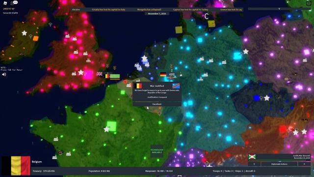 THE BENELUX NATIONS BULLY EVERYONE - Roblox Rise of Nations (ft. Truneh) смотреть онлайн