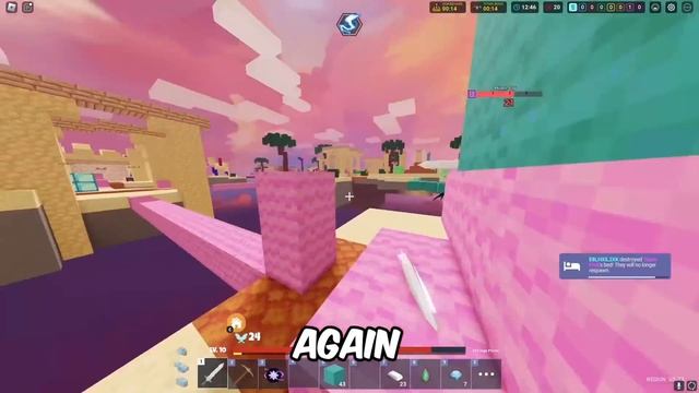 This ITEM + KIT COMBO is INSANE In Roblox Bedwars.. смотреть онлайн