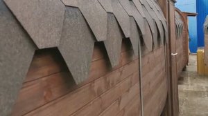 #Баня-квадро 6 метров с помывочной и 2 лаками-рундуками #баня-бочка