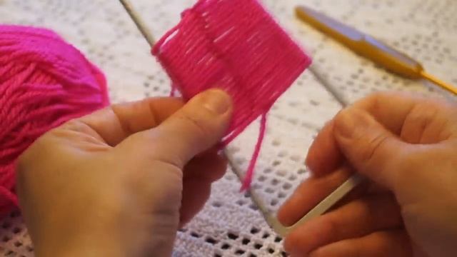 Вязание на вилке для начинающих (узор № 130) смотреть онлайн