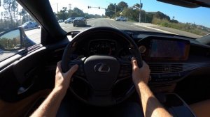 2021 Lexus LS 500 POV Test Drive (3D Audio)(ASMR)