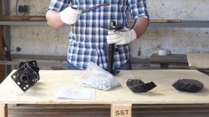 Сборка фрез: 3 ножа на ряд