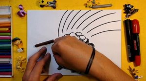 Как нарисовать ГОРШОК с ЗОЛОТОМ и РАДУГУ / Урок рисования для детей от 3 лет