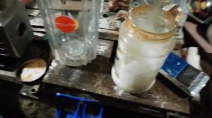 Заливка опоки и подготовка восковки