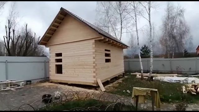 Видеоотзыв о строительстве бани из бруса СК ЭкоСтройДом смотреть онлайн