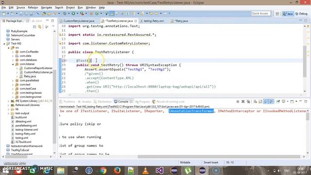13. Retry Listener with Testng Xml смотреть онлайн