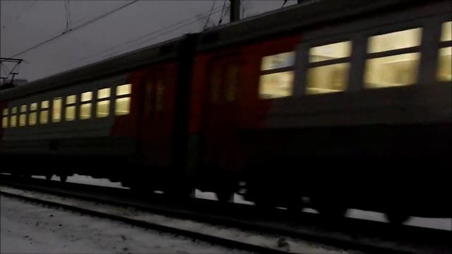 Курское направление зимой 2013/2014 - участок Битца-Бутово смотреть онлайн