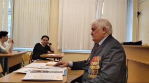 Интервью Бодряшова В.Ф. пресс-службе школы 498
