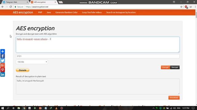 AES ( Advanced Sncryption Standard ) PENJELASAN DAN MASALAH DAN CARA Encrypt & Decrypt смотреть онлайн
