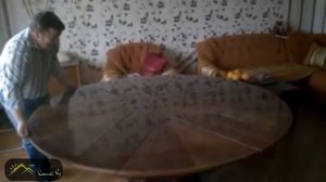 Круглый стол трансформер. Ручная работа.