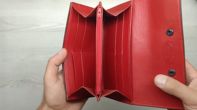 Женский кошелёк черно-красный смотреть онлайн