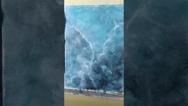 ЭФФЕКТ МРАМОРА С ЗОЛОТЫМИ ПРОЖИЛКАМИ